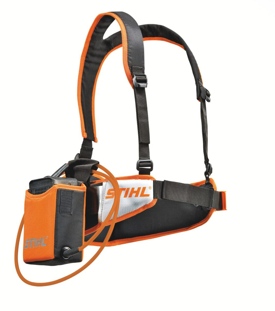 battery belt with double shoulder harness