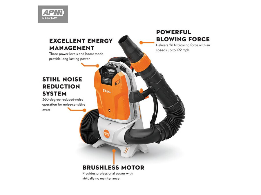 bga 300 battery powered backpack blower