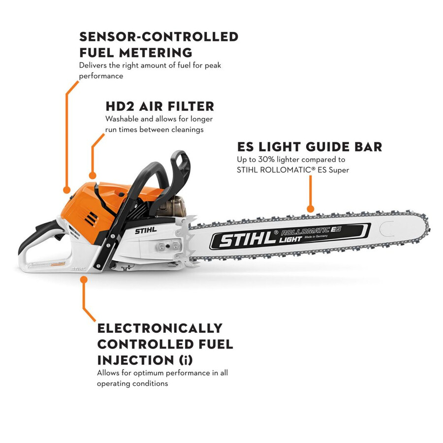 ms 500i gasoline chainsaw