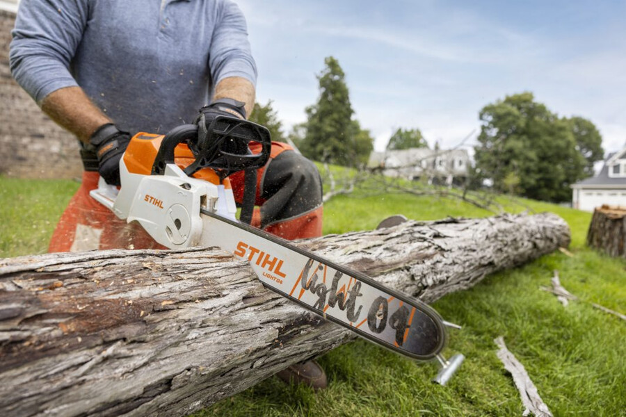 msa 220 battery powered chainsaw
