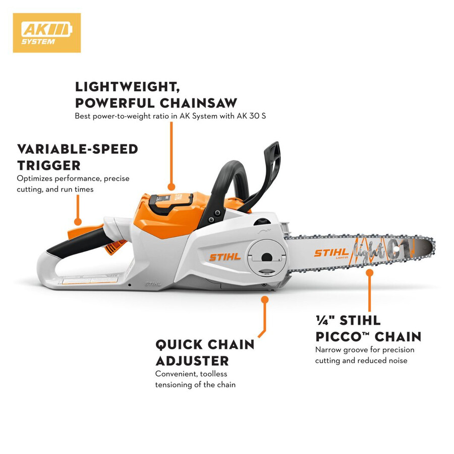msa 80 battery powered chainsaw