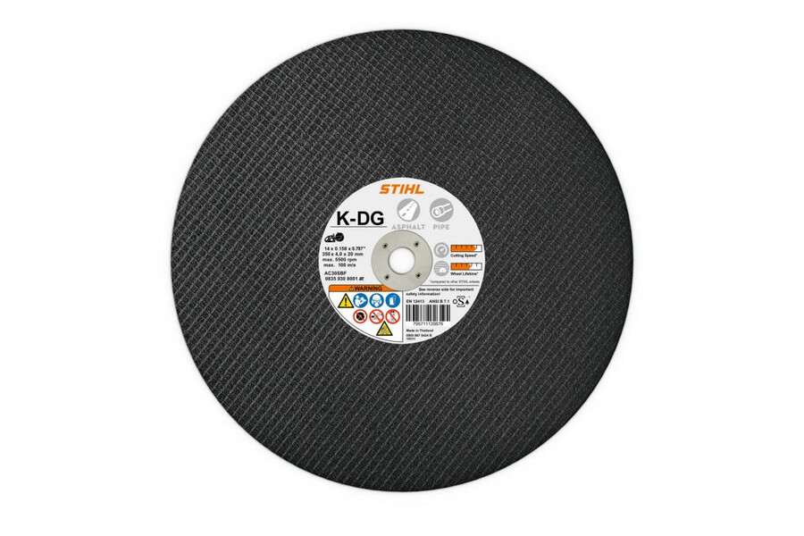k-dg - abrasive wheel —asphalt amp ductile iron