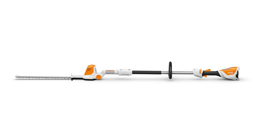 hla 56 battery powered extended-reach hedge trimmer