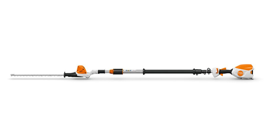 hla 86 battery powered extended-reach hedge trimmer