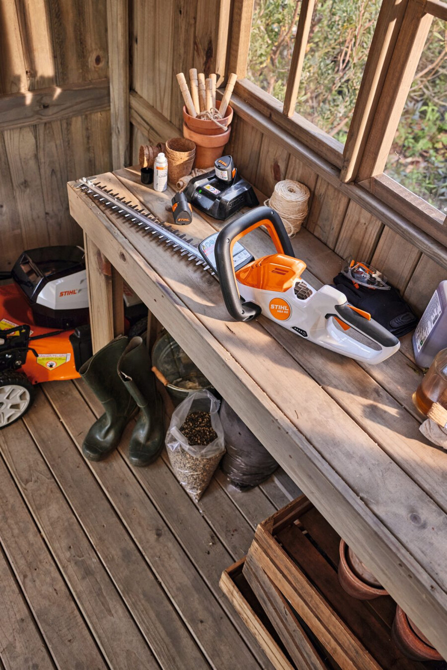 hsa 40 battery powered hedge trimmer