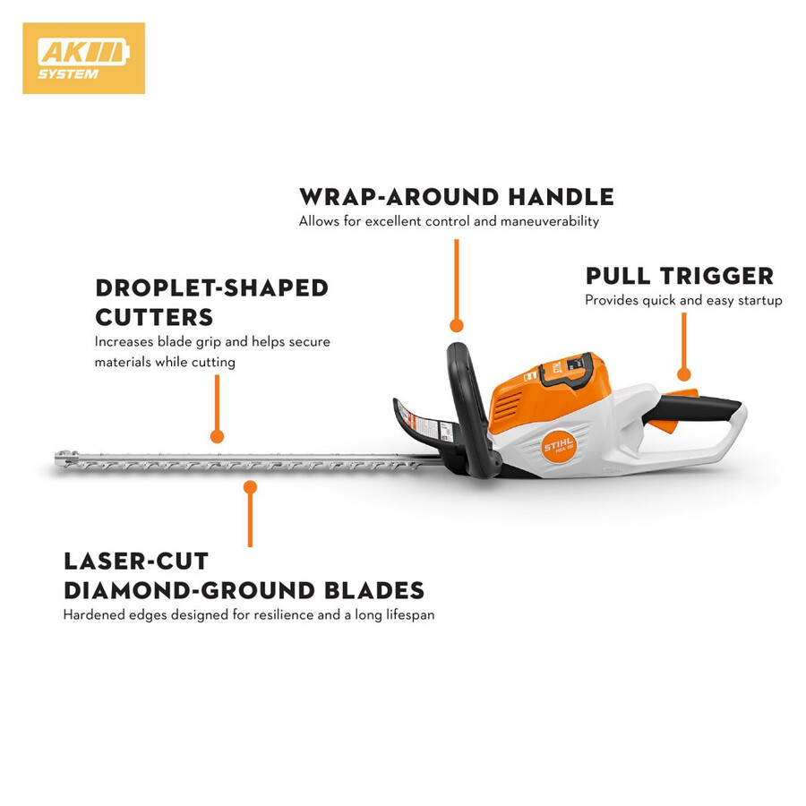hsa 50 battery powered hedge trimmer