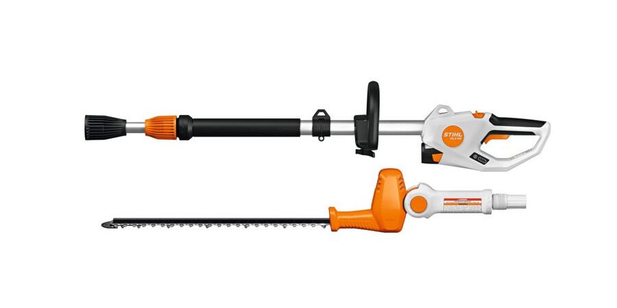 hla 40 battery powered extended-reach hedge trimmer