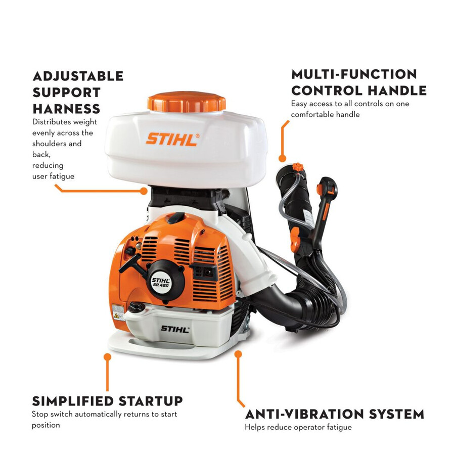 sr 450 gasoline backpack sprayer
