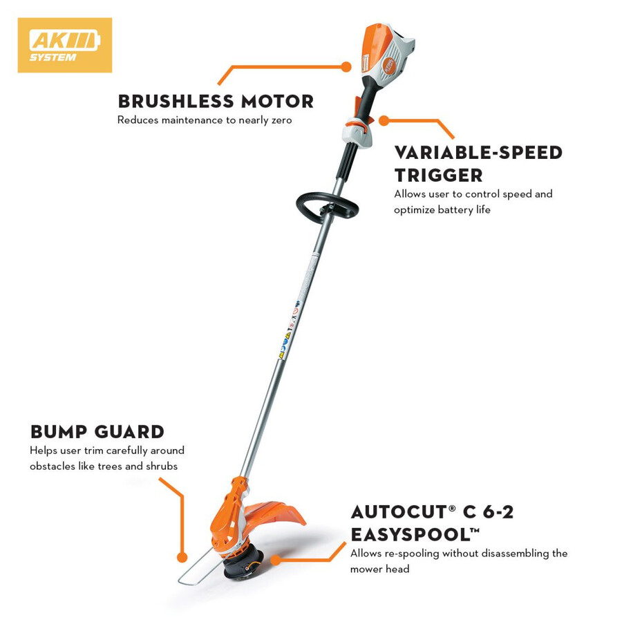 fsa 60 battery powered grass trimmer