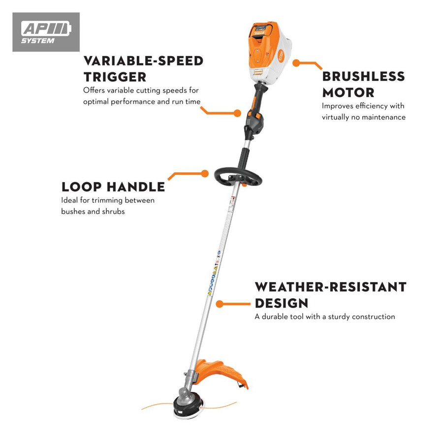 fsa 200 battery powered grass trimmer