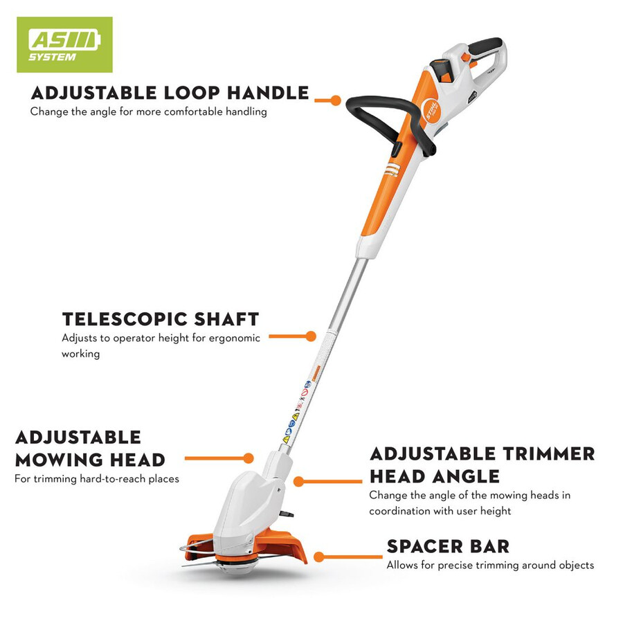 fsa 30 battery powered grass trimmer
