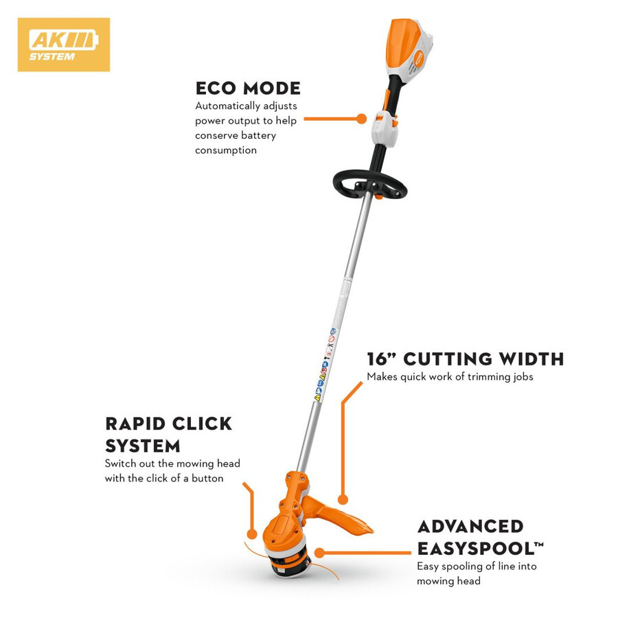 fsa 70 r battery powered grass trimmer
